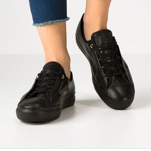 Black Leather Converse